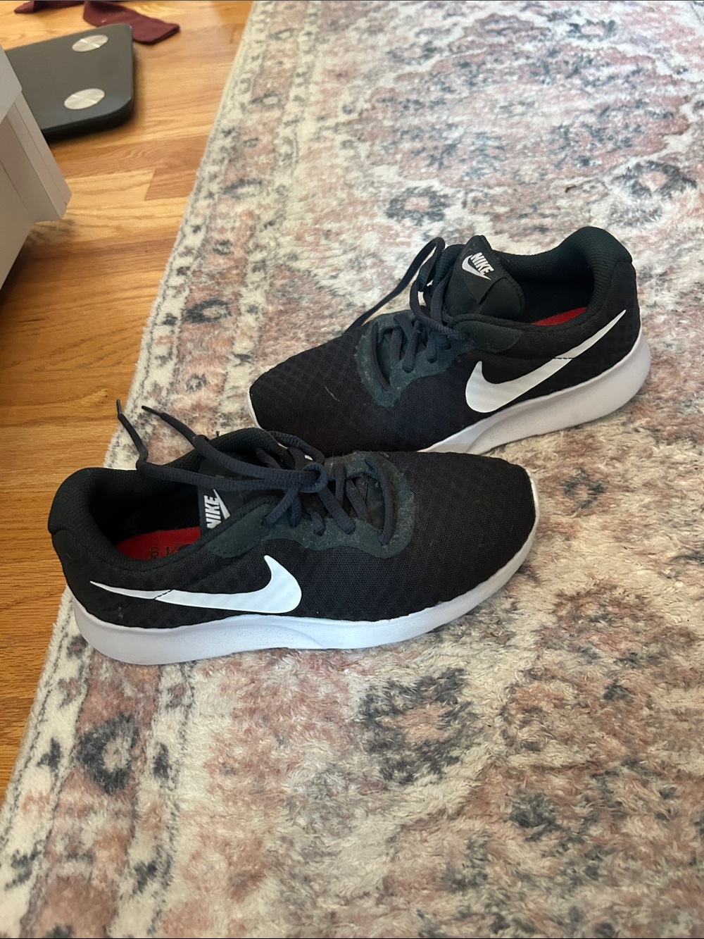 Nike Black and White womens Athletic Running Shoes